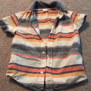 Gymboree 3T striped button down shirt